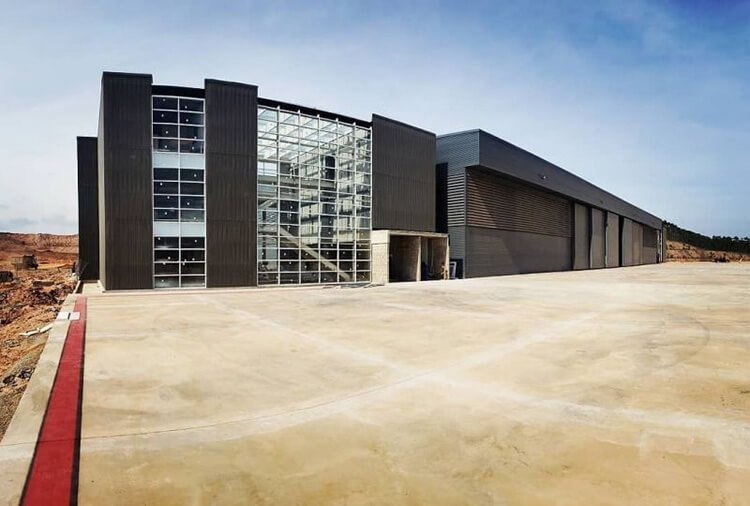 Novo terminal do aeroporto executivo Catarina em São Paulo.