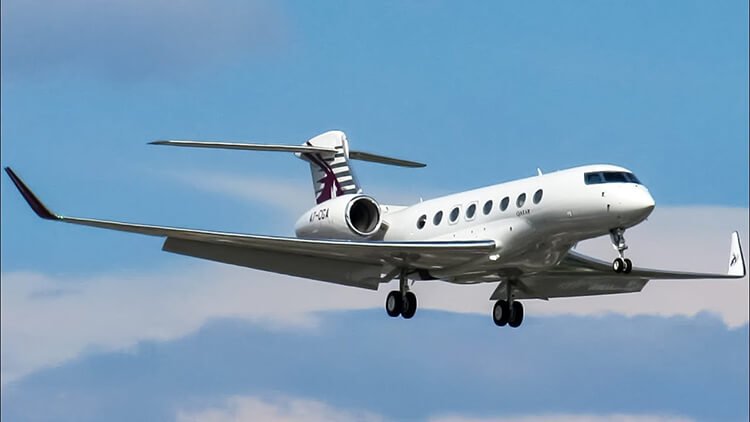 Avião voltado para executivos da Amaro Aviation, ideal para empresas de grande porte.