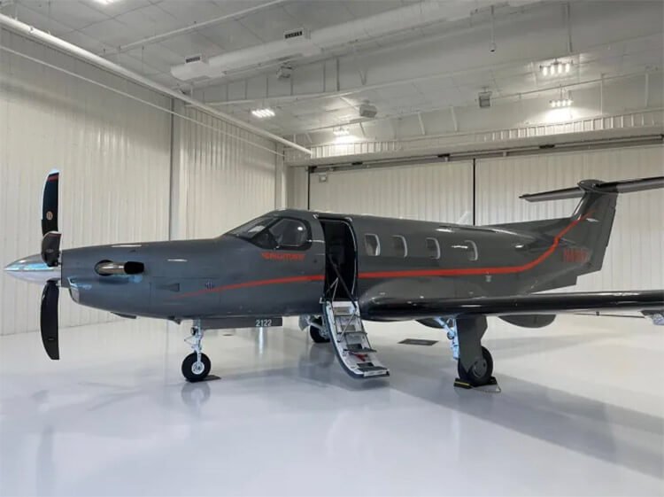 Novo Pilatus PC-12 da Amaro Aviation, empresa de aviação executiva.