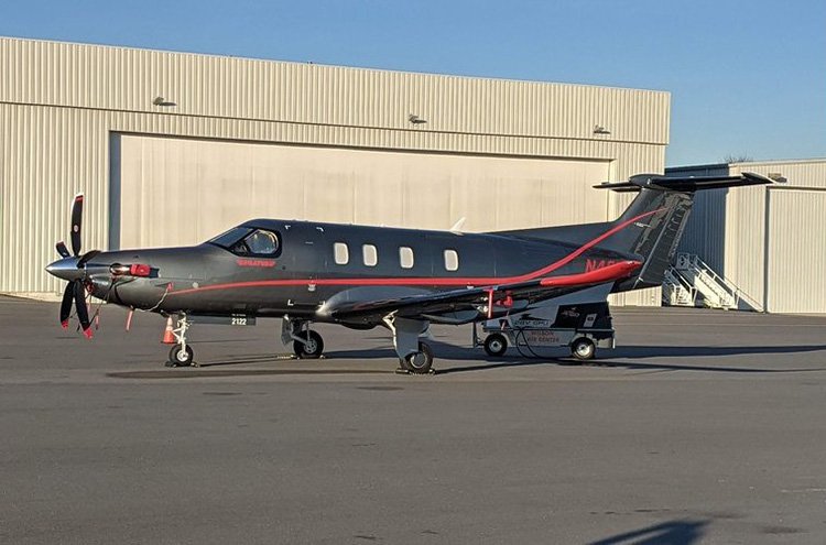 Pilatus PC-12 da Amaro Aviation, empresa de aviação executiva.