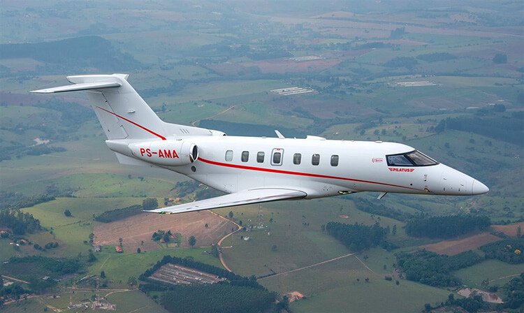 Avião PS-Ama da Frota de Aviões da Amaro Aviation, empresa de aviação executiva.